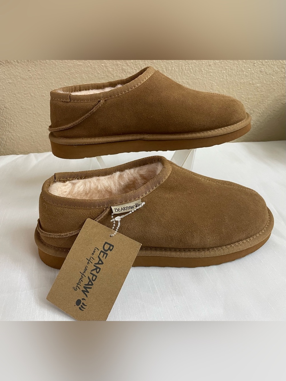 BearPaw Jonah Men's Suede Slipper Clogs
Brown Hickory Size US 9